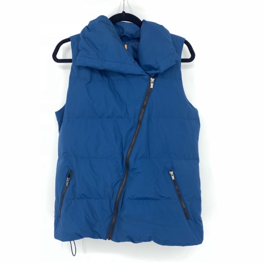 Lucy asymmetrical zip goose down vest